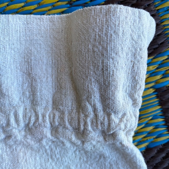 VTG 1940s Laundry Bag w Chenille Script Closet Storage - Picture 3 of 7